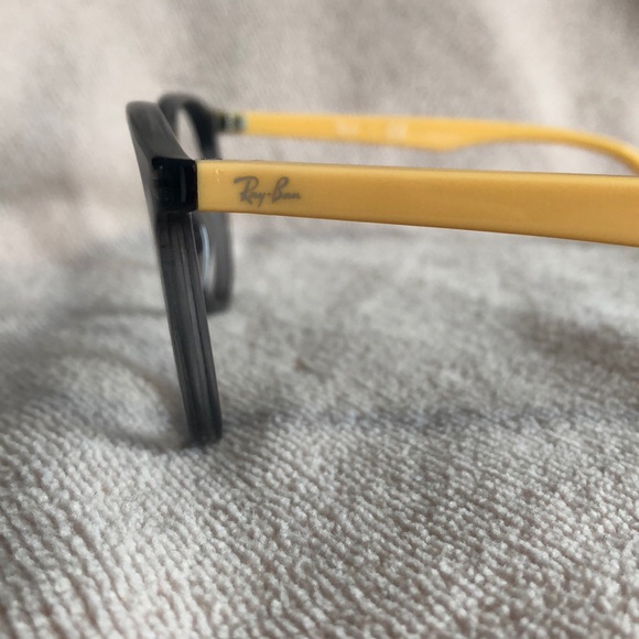 Ray-Ban Yellow and Grey round frames - Picture 2 of 4